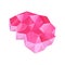 Mineral resourse, bright pink geology, mine industry