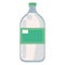 Mineral water bottle fresh