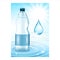 Mineral Water Creative Promotional Banner Vector Illustration