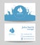 Mineral water delivery business card template