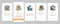 Mineral Wool Material Onboarding Icons Set Vector