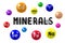 Minerals concept - 3D illustration
