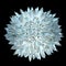 Minerals: Crystal sphere with acute columns