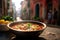 Minestrone Soup Amidst Naples\\\' Vibrant Streets