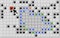 Minesweeper computer 8 bit game, real position for the end of a game