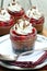 Mini Black Forest Cheesecakes