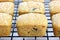 Mini Cakes on a Cooling Rack