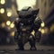 Mini Chibi Mecha Robot - Black Myrmidon Armor