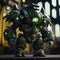 Mini Chibi Mecha Robot - Green Hulk Myrmidon Armor