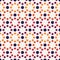 Mini circle seamless pattern. Classic geometric print. Repeated polka dot motif ornament. Simple geo dotted background