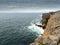 Mini cliffs in Burren National park, Atlantic ocean, Blue water, Cloudy sky, Part of Wild Atlantic way