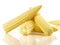 Mini Corn Cobs on white Background - Isolated