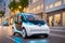 Mini EV Showcases Futuristic Urban Mobility, AI Generated