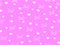 Mini heart and ribbon on pink background