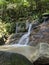 Mini hidden waterfall at Bukit Kiara.