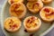 Mini quiches with bacon for Easter brunch