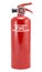 Mini red portable fire extinguisher