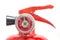 Mini red portable fire extinguisher