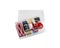 Mini sewing set in plastic box