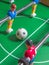 Mini soccer table game