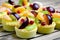 Mini tartes with fruit