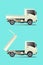 Mini truck, small transport vehicle