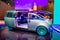 Mini Urbanaut futuristic autonomous electric car showcased at the IAA Mobility 2021 motor show in Munich, Germany - September 6,