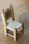 Mini wooden hand made chair