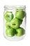 Miniature Apples in Glass Jar