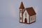 Miniature ceramic church