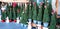 Miniature Christmas tree holiday seasonal store display background