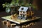 Miniature Dream Home: Architectural Model Showcase.