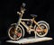 Miniature handicraft of wooden bicycle