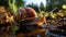 Miniature Marvel: Low-Angle Portrait of a Snail