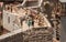 Miniature of Masada\'s fortress defenders, at Mini Israel - a miniature park located near Latrun