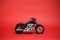 Miniature motorcycle black color