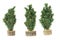 Miniature plastic christmas tree figures