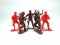 Miniature Plastic Toy Soldiers - squad toy soldiers