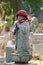 Miniature Standing Buddha Statue inside Okunoin Cemetery in Wakayama, Japan