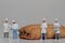 Miniature of a team of cooks with a biscuit