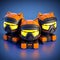 A miniature toy of an adorable and rugged cats wearing a helmet and special forces armor. AI generated