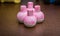 Miniature vase pink colour, Mini flower pot for decoration