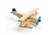 Miniature wood airplane
