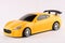 A miniature of yellow sports car