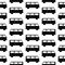 Minibus symbol seamless pattern