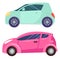 Minicar Smart Cars Set, Automobile Transports