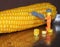 Minifigures cuts corn grains 1