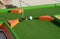 Minigolf ball on a course