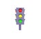 minimal 3d Illustration Traffic light, Traffic signal with Red, Yellow, and Green Light. signal system for safety driving control