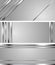 Minimal abstract technology silver vector headers